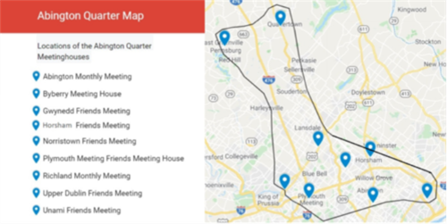 Map of AQ Meetinghouses